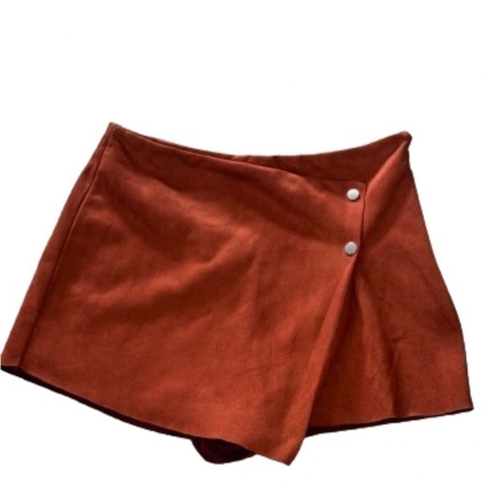 AKIRA burnt orange skort skirt size L